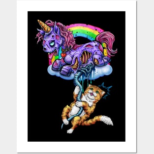 Zombie Unicorn Posters and Art